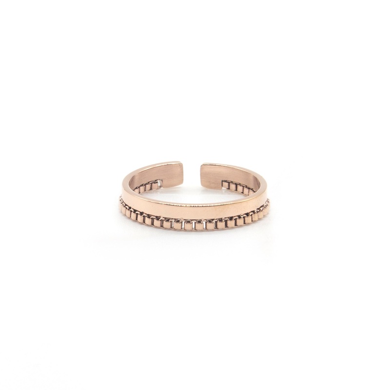 Zag Bijoux Ring SE3832 Stones Rose Gold
