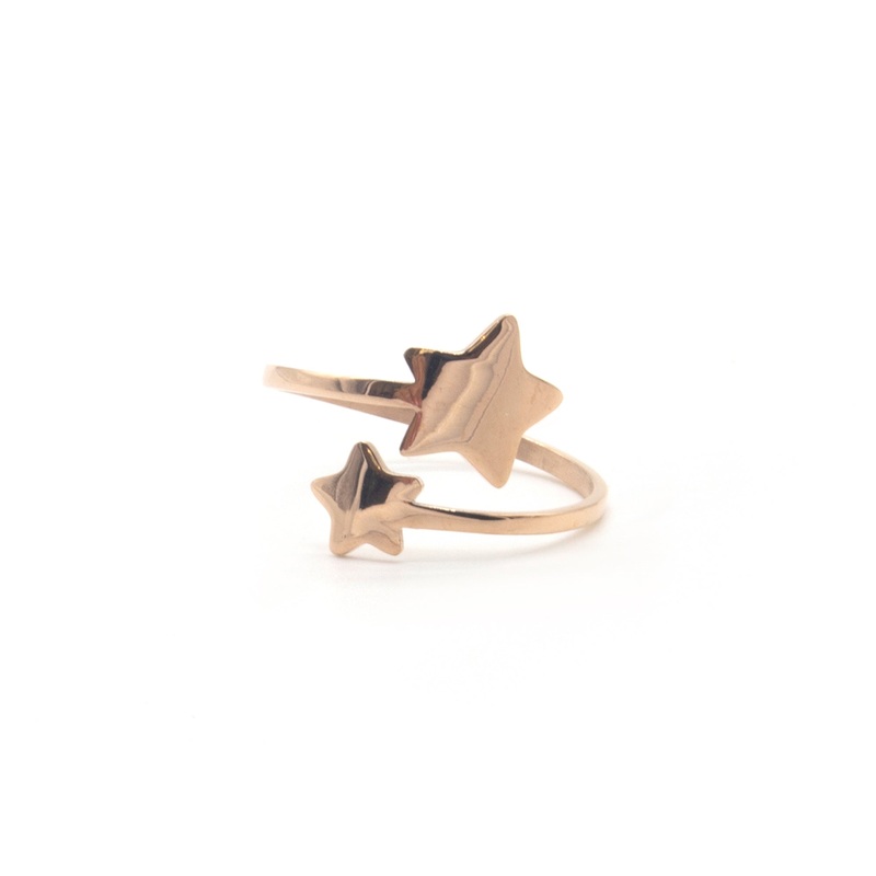 Zag Bijoux Ring SR0983 2-Star Rose Gold