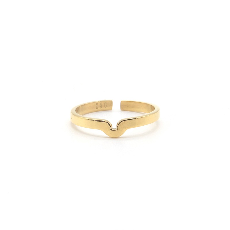 Zag Bijoux Ring SR4415 Mini V Gold