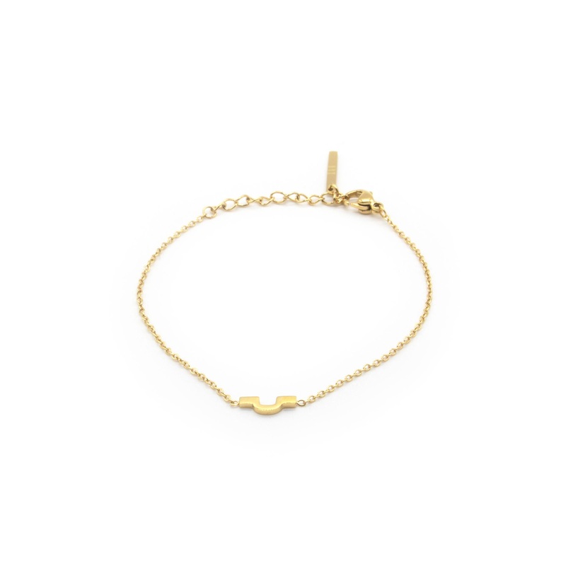 Zag Bijoux Bracelet SB4366 Cylinder Gold