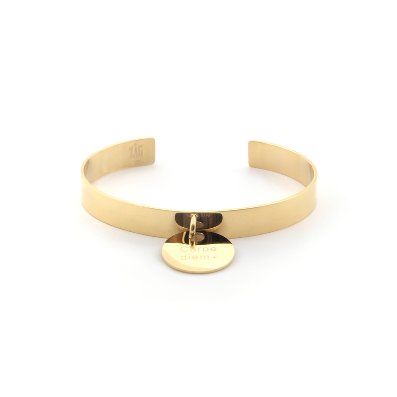 Zag Bijoux Bracelet SBJ3470 Circle Tag Gold