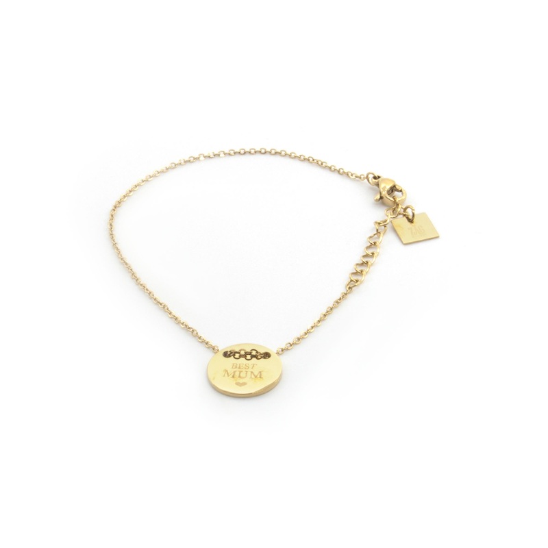 Zag Bijoux Bracelet SBS2410 Best Mum Gold Mix
