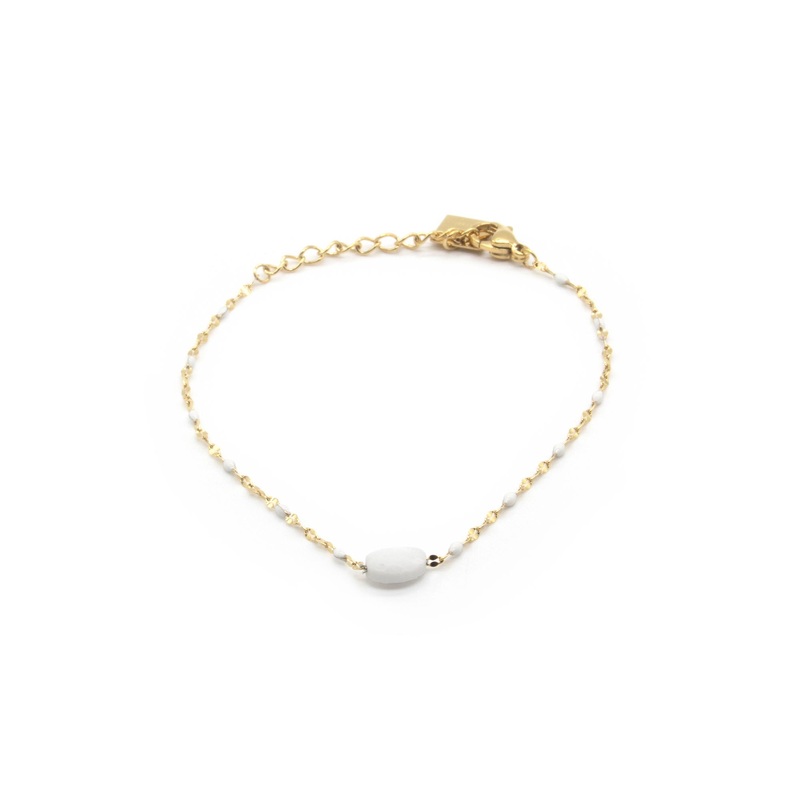 Zag Bijoux Bracelet SBS4981 White Stone Gold