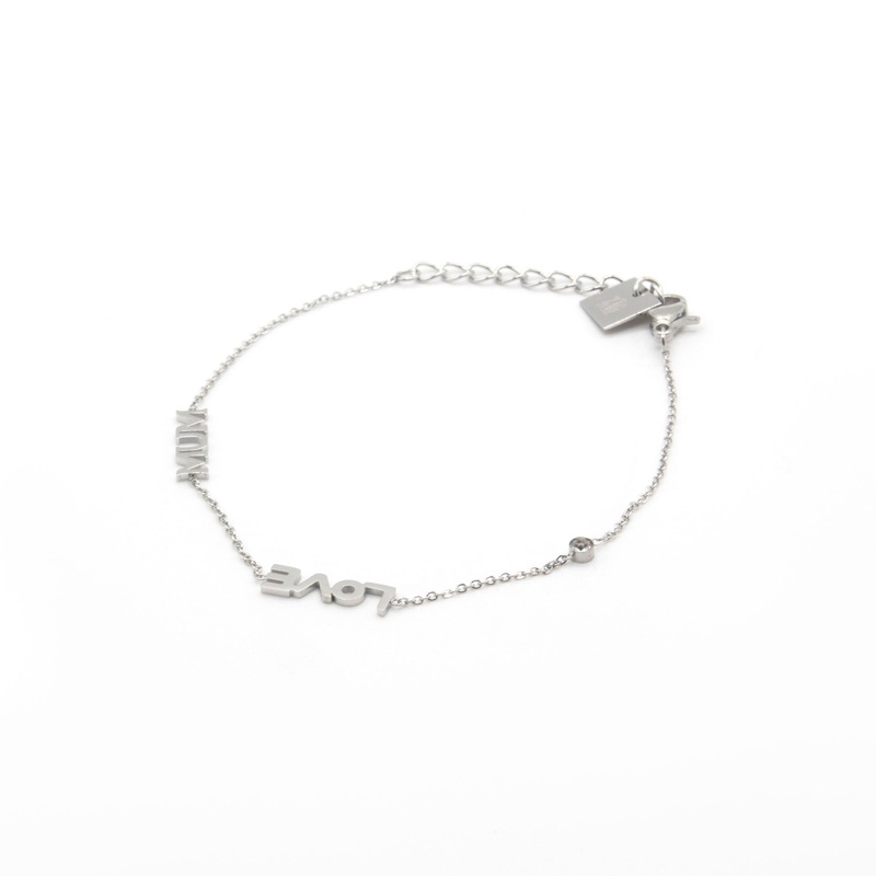 Zag Bijoux Bracelet SBS5855 Court Love Mum Steel