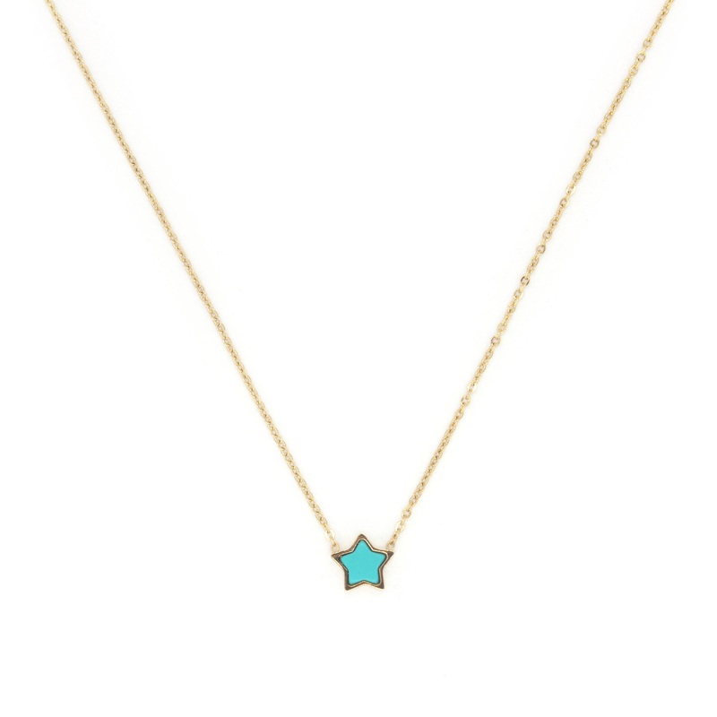 Zag Bijoux Necklace SN3429 Star Gold