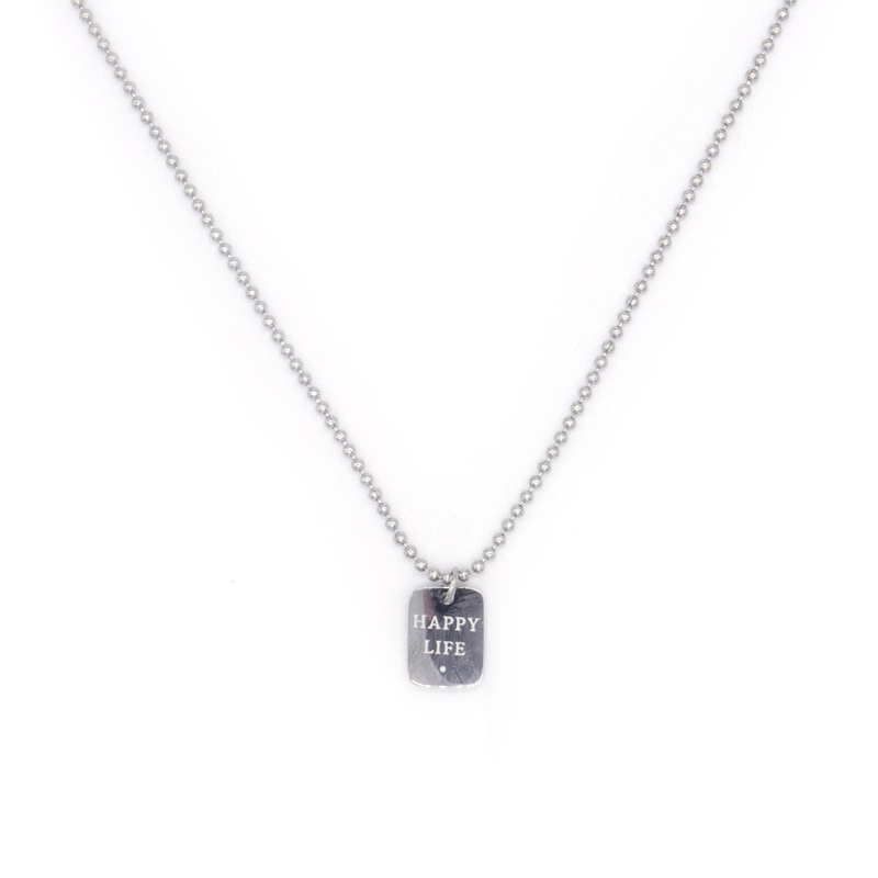 Zag Bijoux Necklace SNS4106 Yes I Can Steel