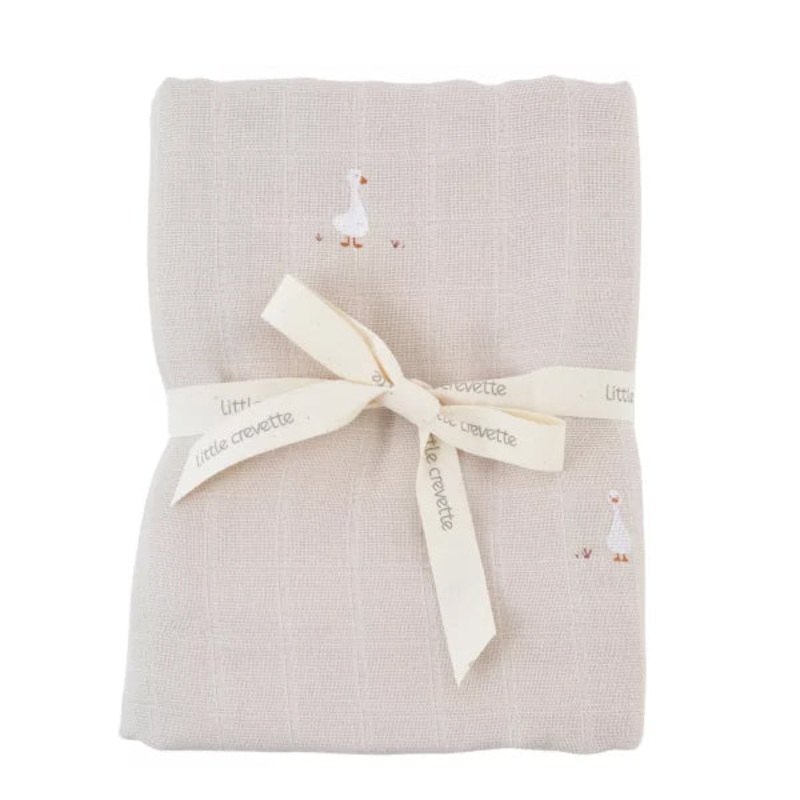 Little Crevette Large Swaddle 120x120 cm Nils