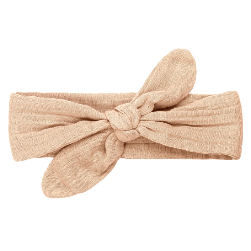 Numero 74 Romy Bow Headband Pale Peach