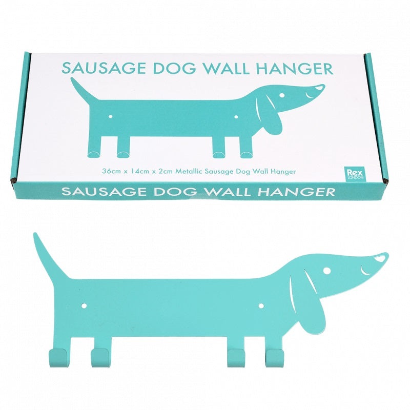 Rex Metal Wall Hanger - Sausage Dog