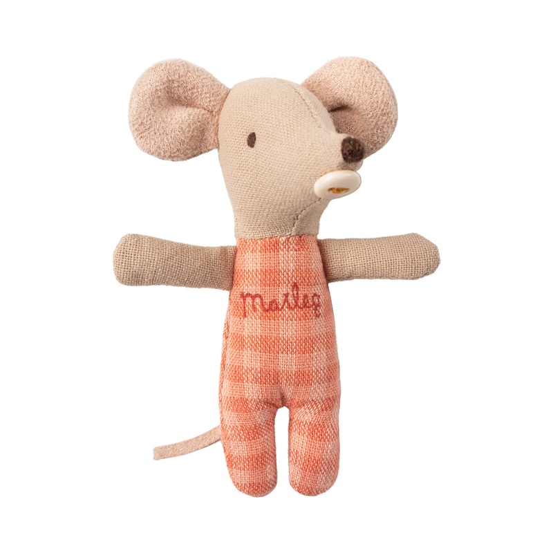 Maileg Baby Mouse in Carrycot