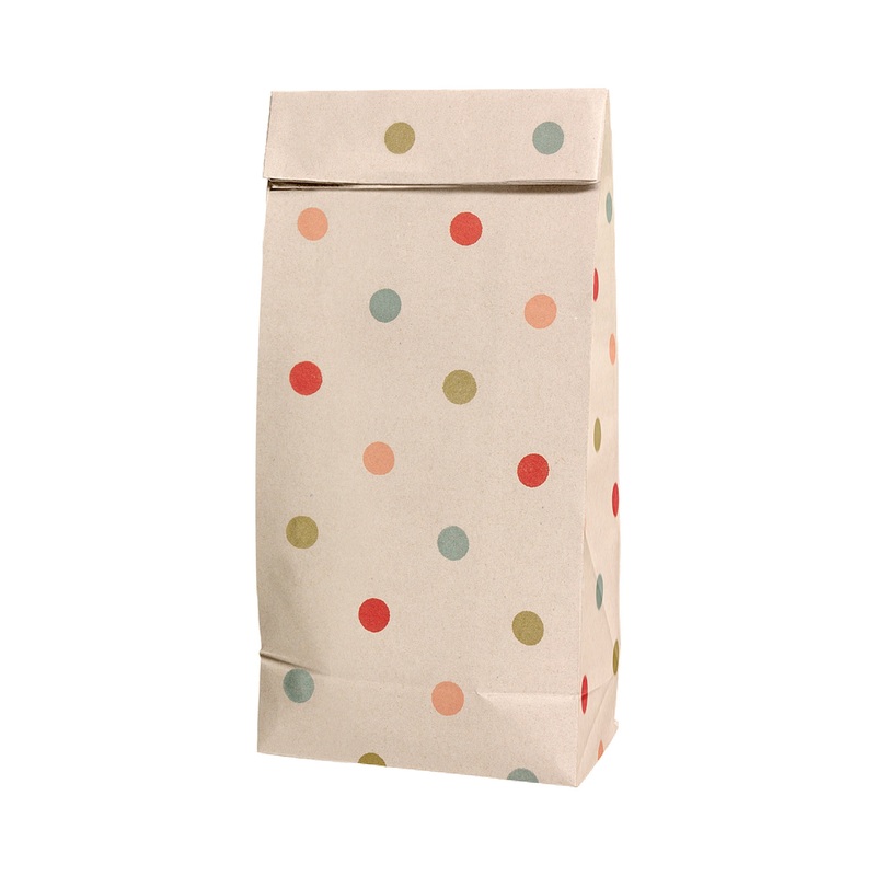Maileg Gift Bag with Multi Dots - Small - Pack of 6