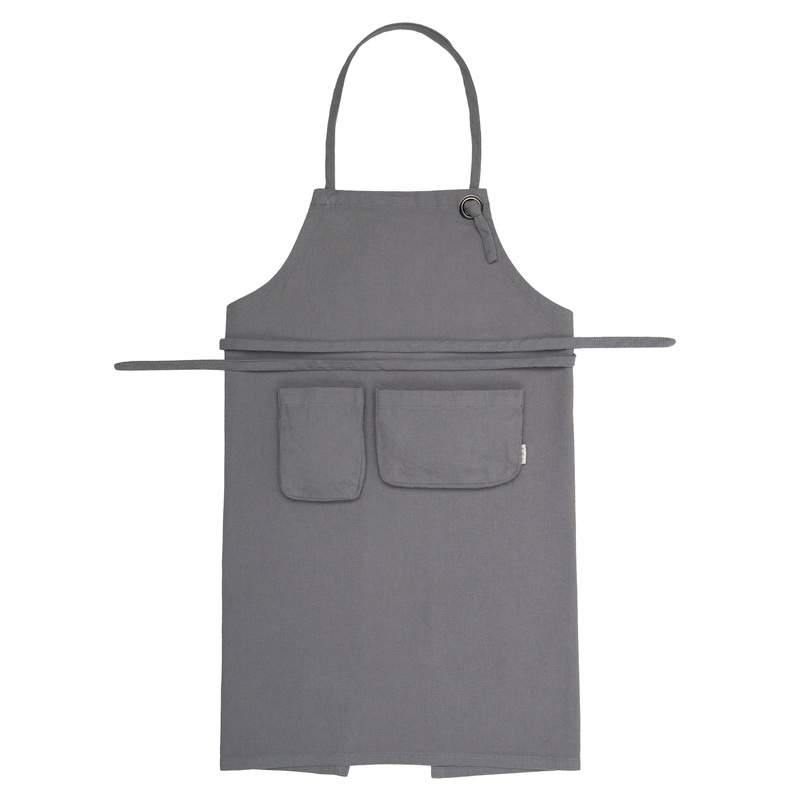Numero 74 Apron Kid Stone Grey
