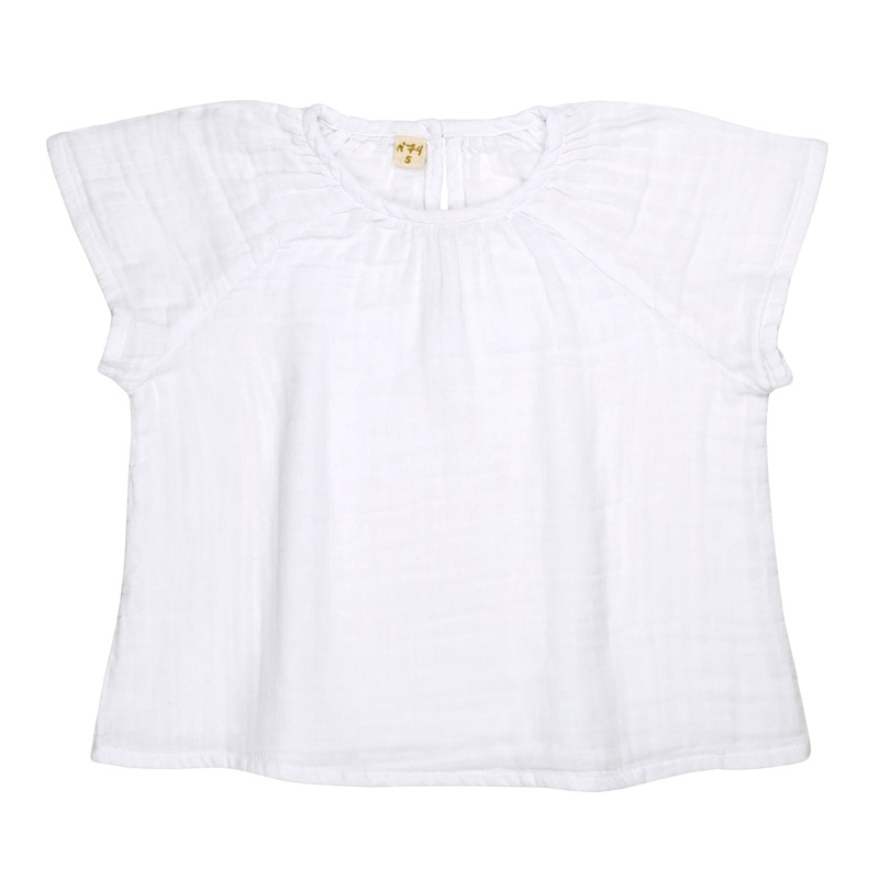 Numero 74 Clara Top Baby & Kid White