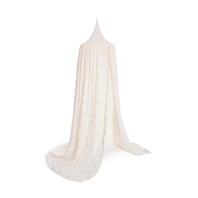 nobodinoz Canopy Amour Natural Nude Haiku Birds Natural