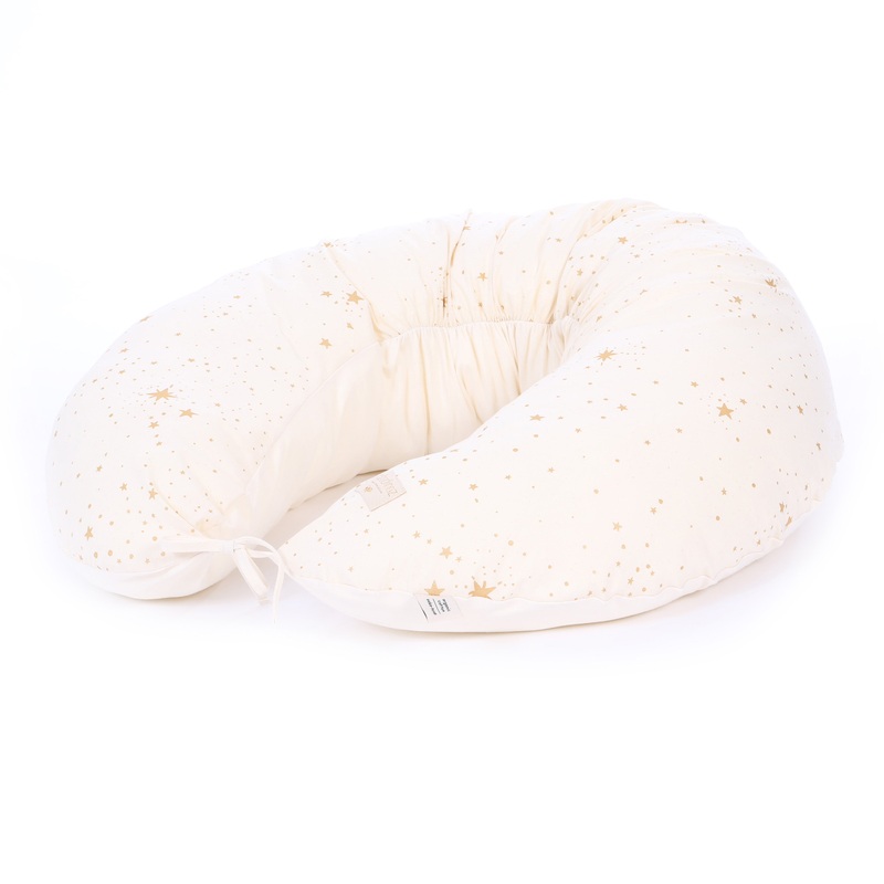 nobodinoz Maternity Pillow Luna Gold Stella/Natural