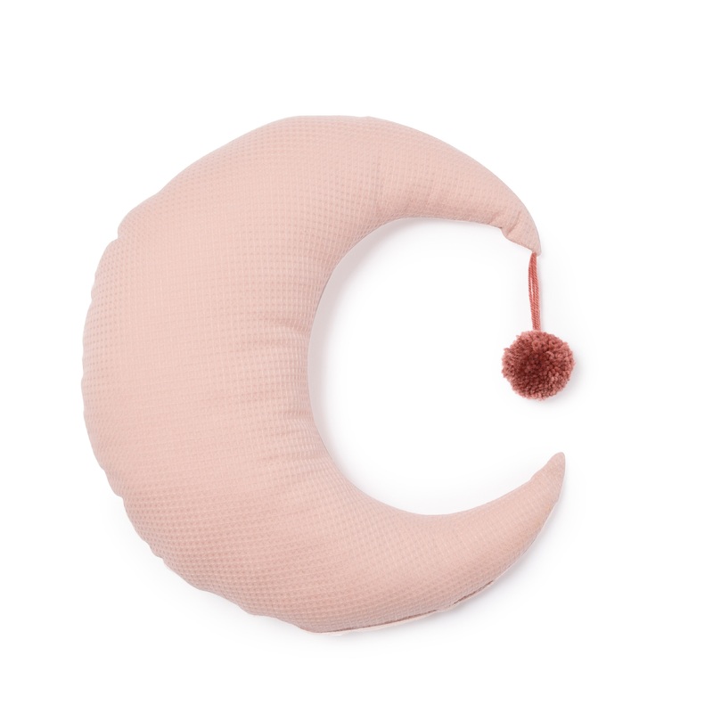 nobodinoz Moon Cushion Misty Pink