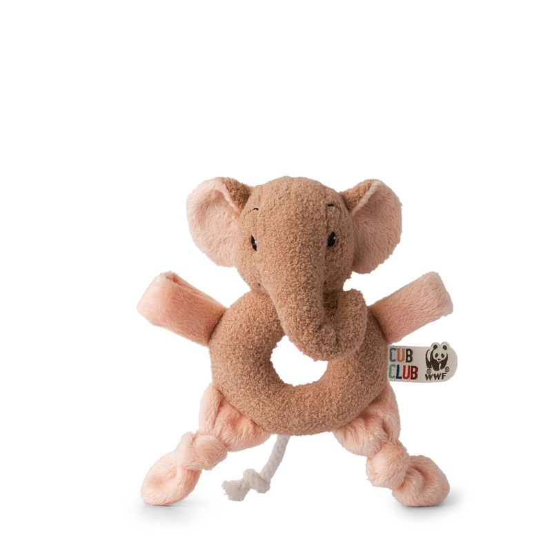 WWF Cub Club Ebu The Elephant Pink Grabber