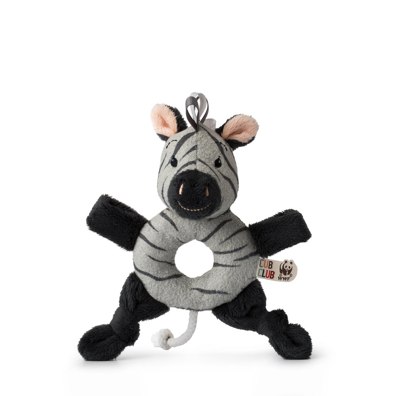 WWF Cub Club Ziko The Zebra Grey Grabber