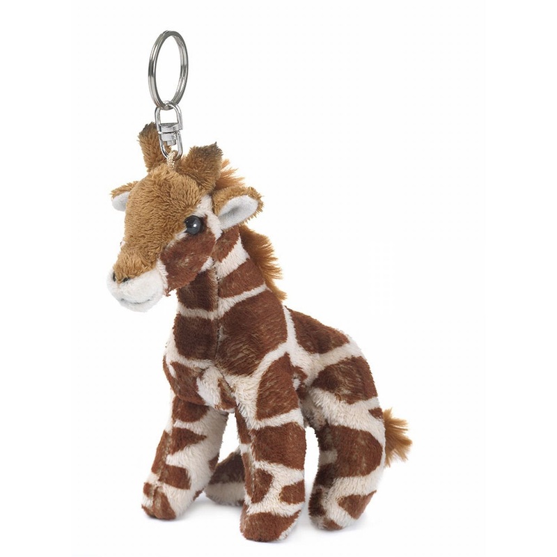 WWF Plush Giraffe Keychain
