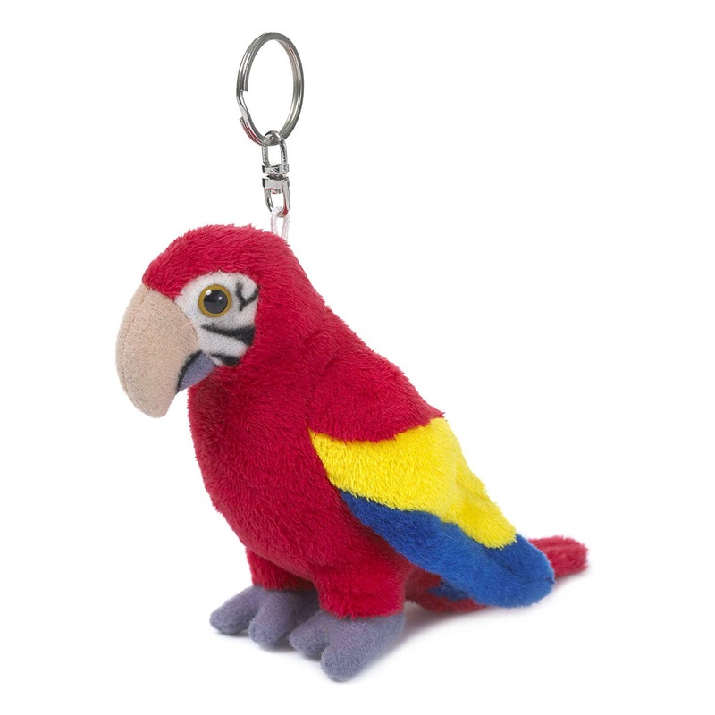 WWF Plush Parrot Keychain