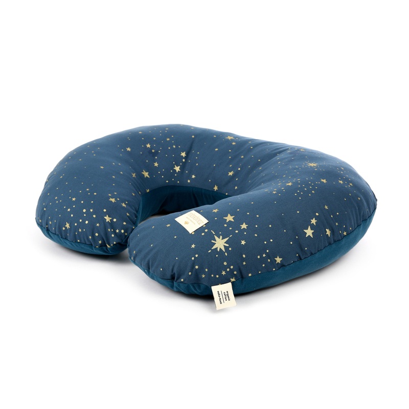 nobodinoz Nursing Pillow Sunrise Gold Stella/Night Blue