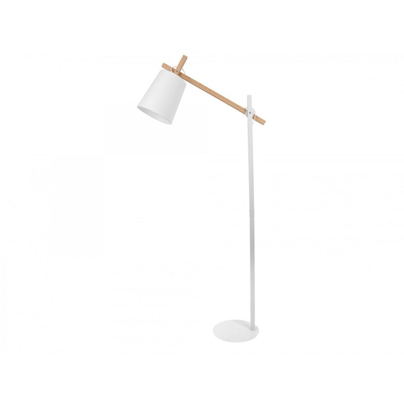 Present Time Floor Lamp Sheer White