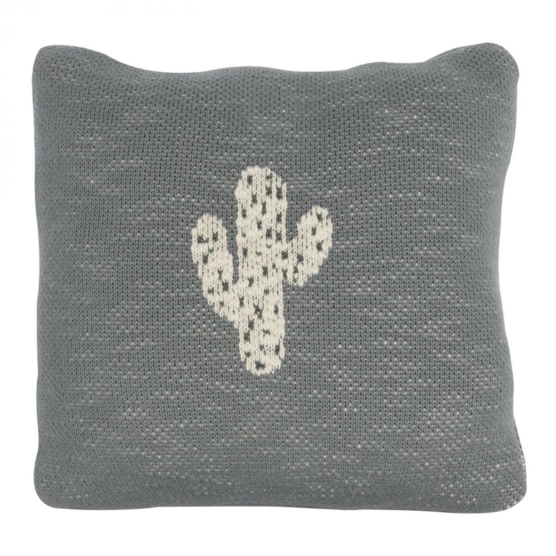 Quax Knitted Cushion - Cactus - 30x30cm