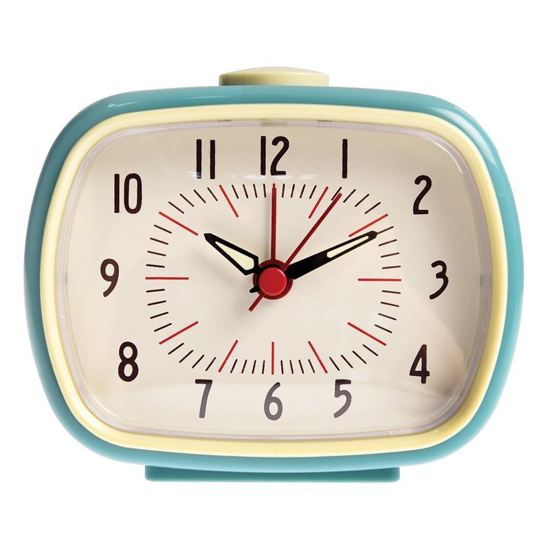 Rex Retro Blue Alarm Clock