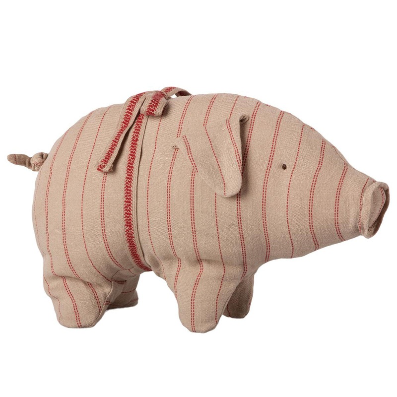 Maileg Pig with Stribes Small
