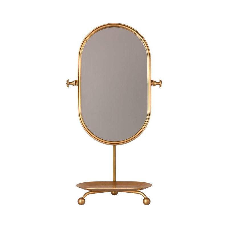 Maileg Table Mirror - Gold