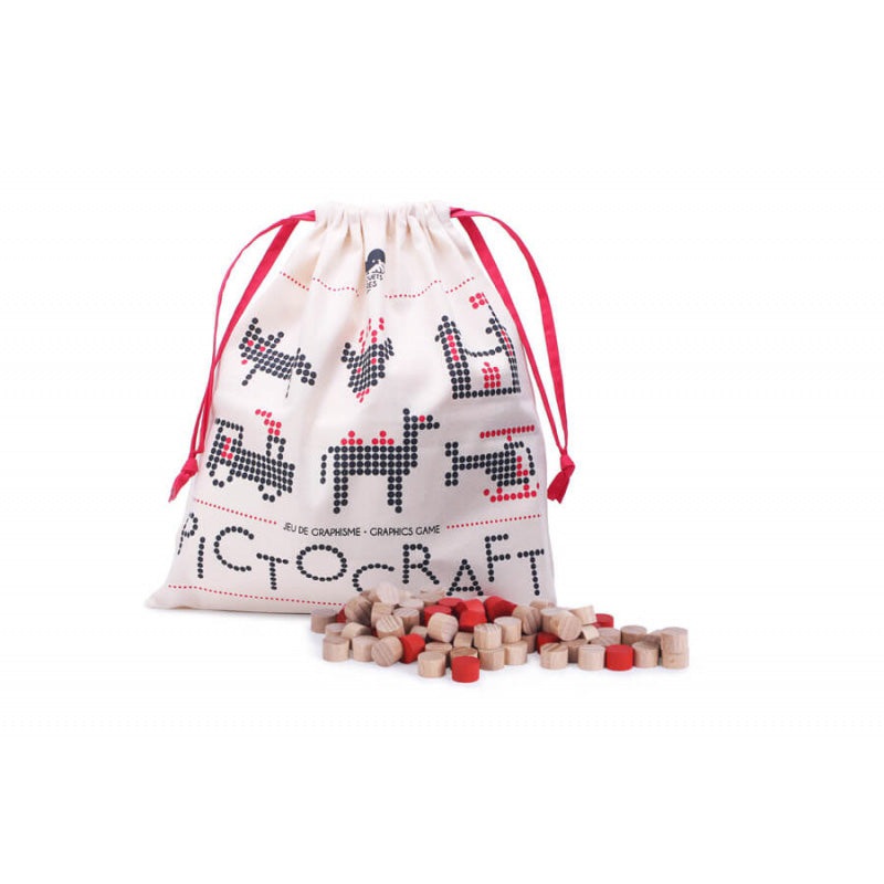 Les Jouets Libres Pictocraft Natural & Red