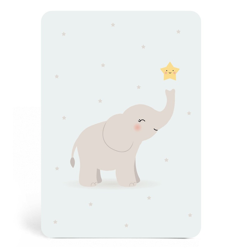 Zu Boutique Card Elephant