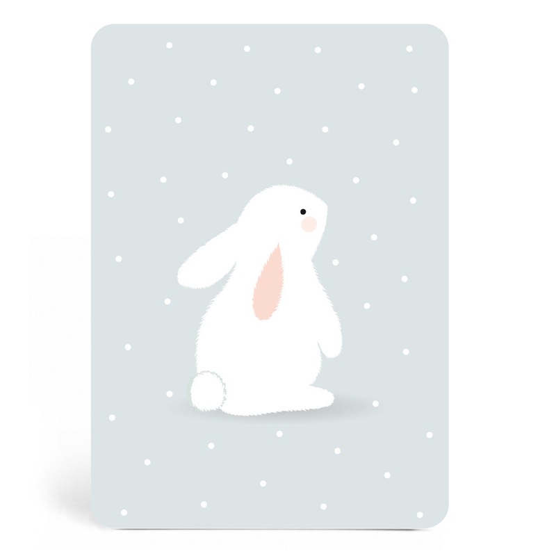 Zu Boutique Card Eugene Rabbit