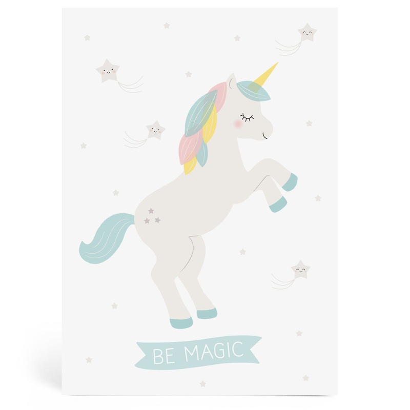Zu Boutique Grand Card Unicorn