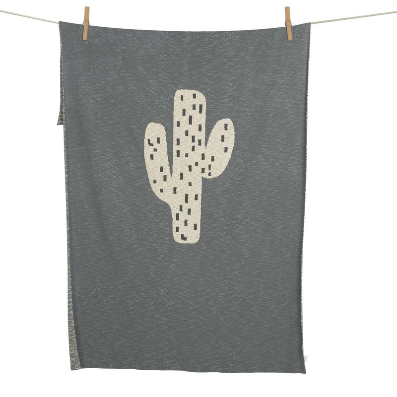 Quax Knitted Blanket - Cactus - 100x160cm