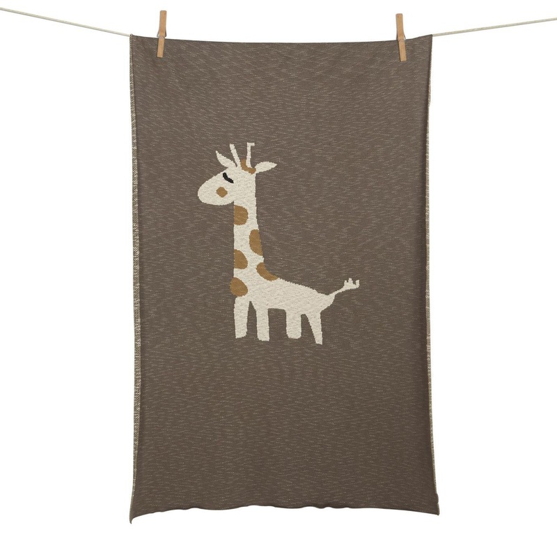 Quax Knitted Blanket - Giraffe - 100x160cm