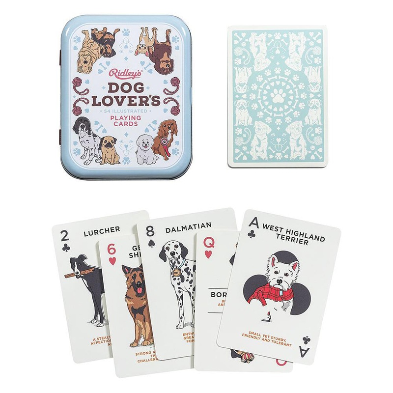 Ridley's Game Dog Lover's Playing Cards