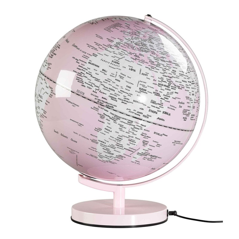 Wild & Wolf Globe Light 12 inch Pearl Pink UK