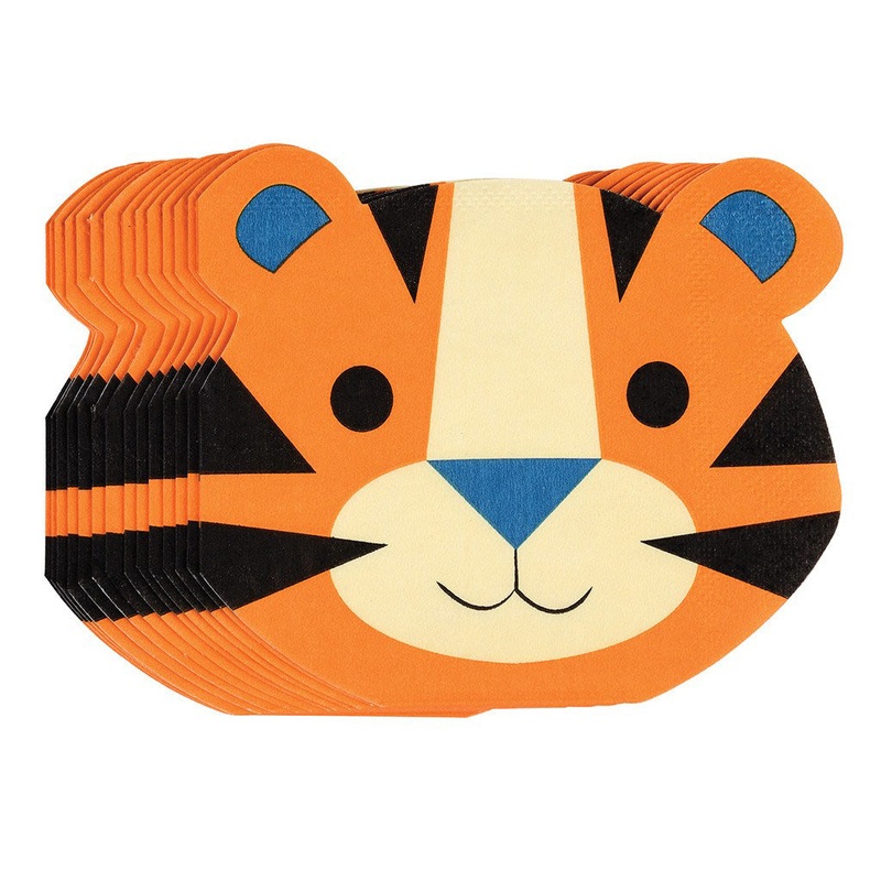 Rex Pack of 16 Ziggy The Tiger Napkins