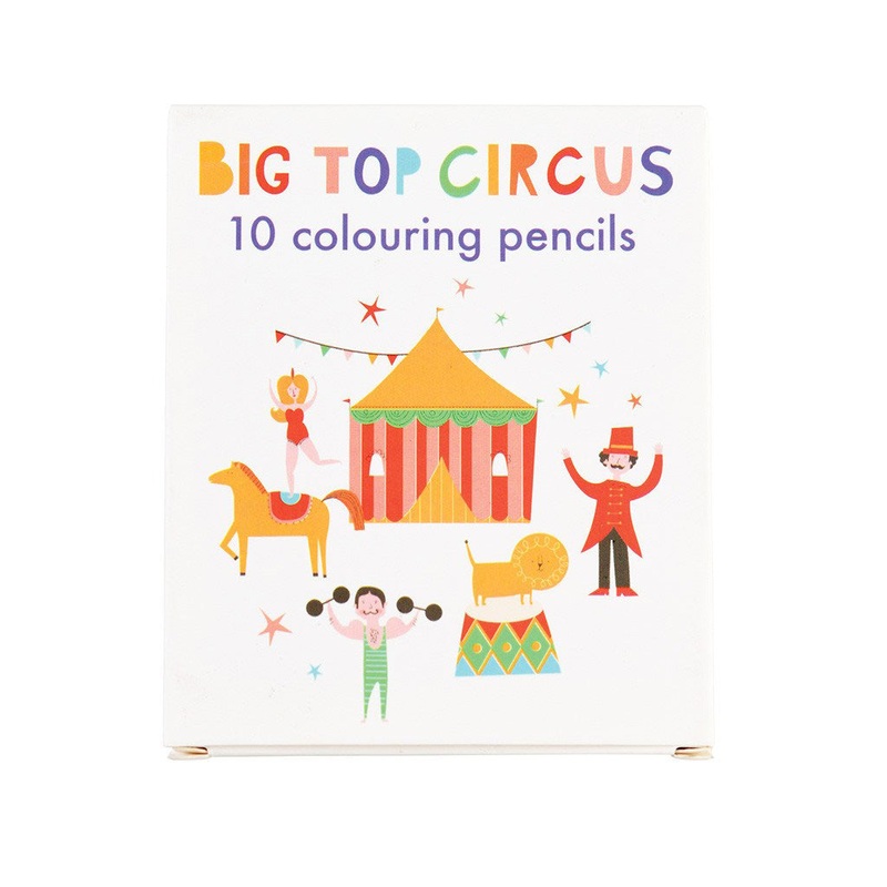 Rex Set of 10 Big Top Circus Colouring Pencils