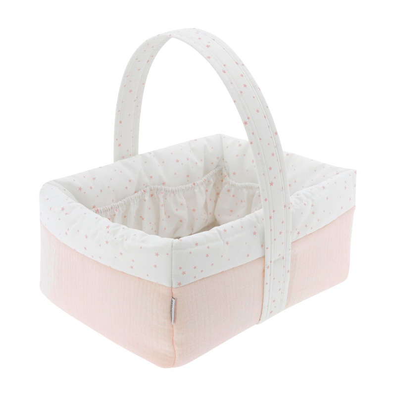 Cambrass Layette Basket Astra Pink