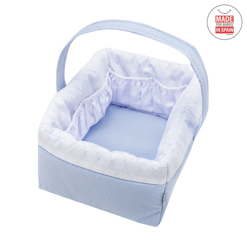 Cambrass Layette Basket Pic Blue