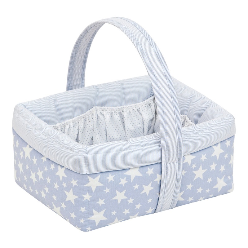 Cambrass Layette Basket Star Blue
