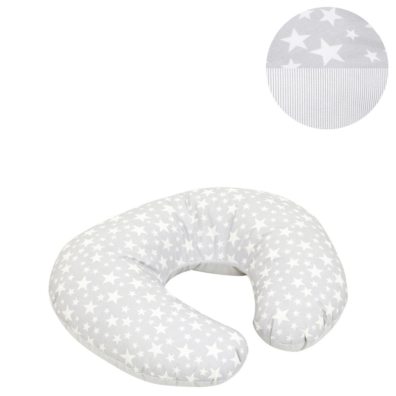 Cambrass Small Nursing Pillow Star Grey
