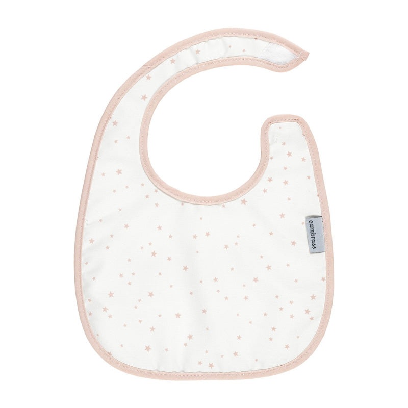 Cambrass Square Bib Velcro Astra Pink/Star