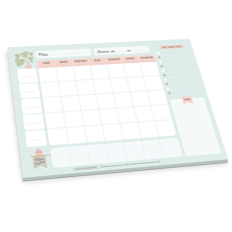 Zu Boutique Family Calendar