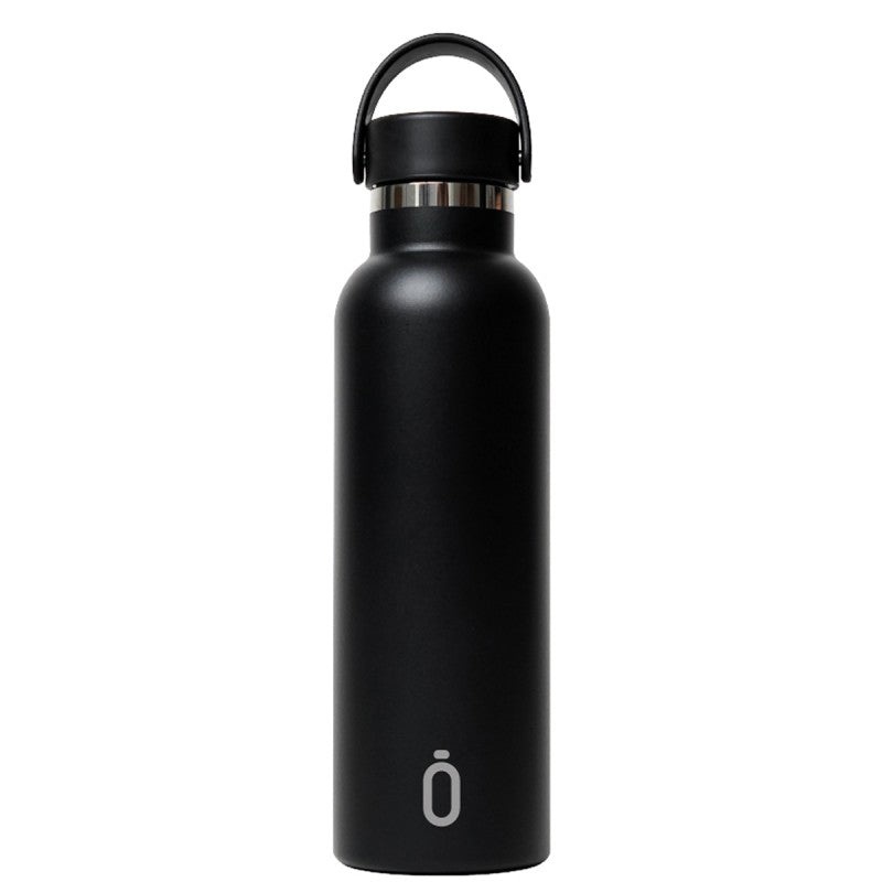 Runbott Thermal Bottle Sport+C.Stand. 600 ml-7x7x25 Plain Black