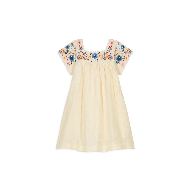 Louise Misha Dress Daya - Double Gauze - Lemon