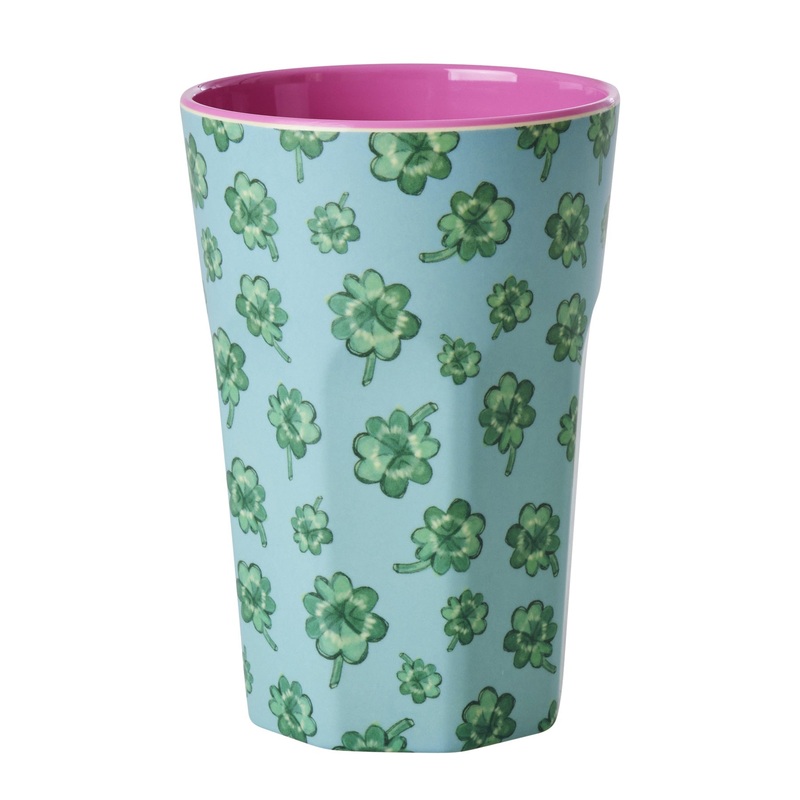Rice DK Melamine Cup with Good Luck Print - Tall - 400ml