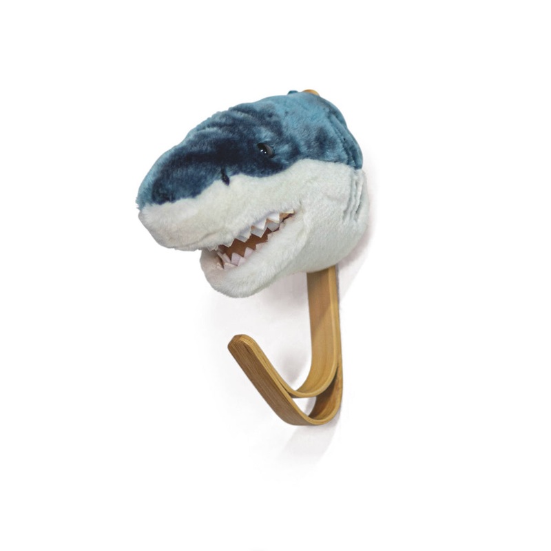 Wild & Soft Coat Hanger Sm. Head Blue Shark